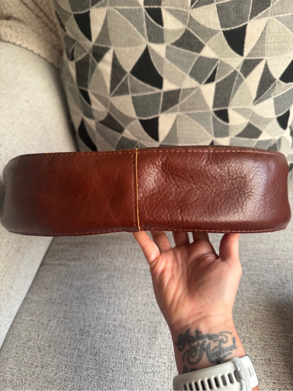 Portland Leather Brown Goods Large Nora Shoulder Bag - Picture 3 of 4